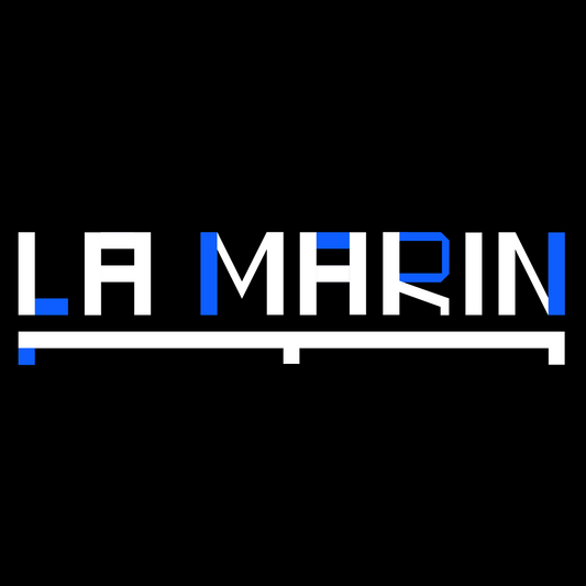 LA MARINE - Blue and White Digital Design